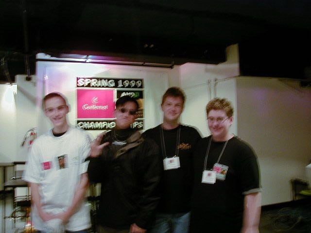 D22-soso with Giyom, Rob Pardo and Kain the Feared at PGL Season 4, spring 1999
